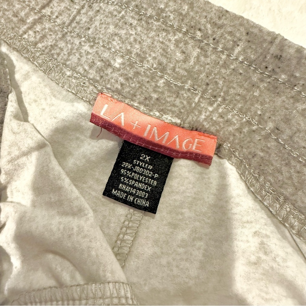Super Soft Gray & Floral Jogger Pants Set (NWOT) - Picture 4 of 7